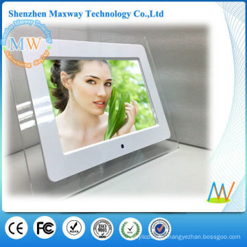 Acrylic frame LCD digital picture frame 8 inch with battery